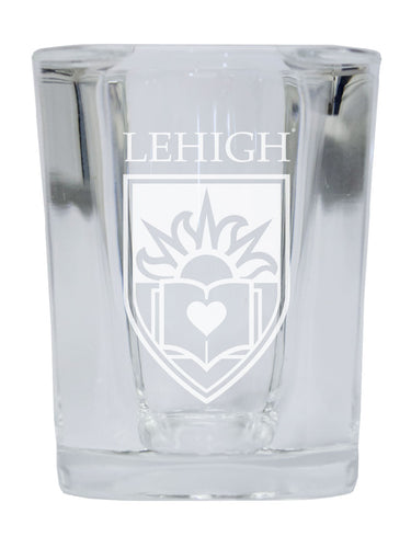 Lehigh University Mountain Hawks 2 Ounce Shot Glass Square Officially Licensed Collegiate Product 
