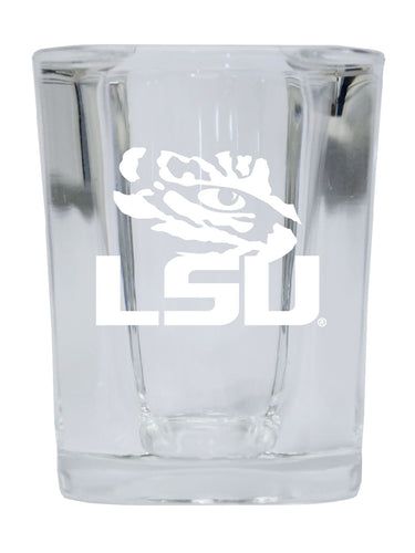 LSU Tigers 2 Ounce Shot Glass Square Officially Licensed Collegiate Product 