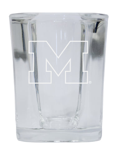Michigan Wolverines 2 Ounce Shot Glass Square Officially Licensed Collegiate Product 