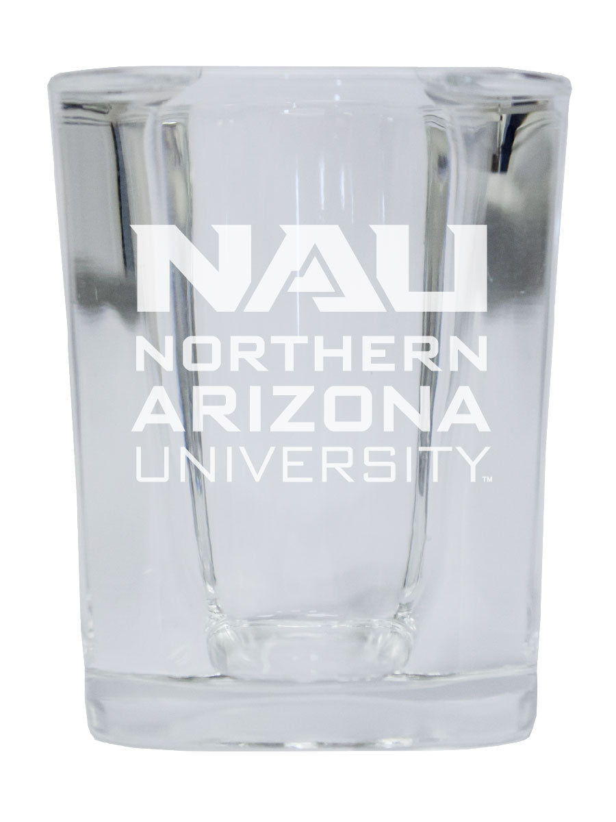Northern Arizona University 2 Ounce Shot Glass Square Officially Licensed Collegiate Product 