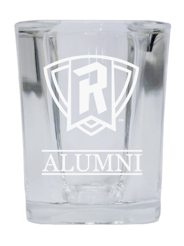 NCAA Radford University Highlanders Alumni 2oz Laser Etched Square Shot Glass 