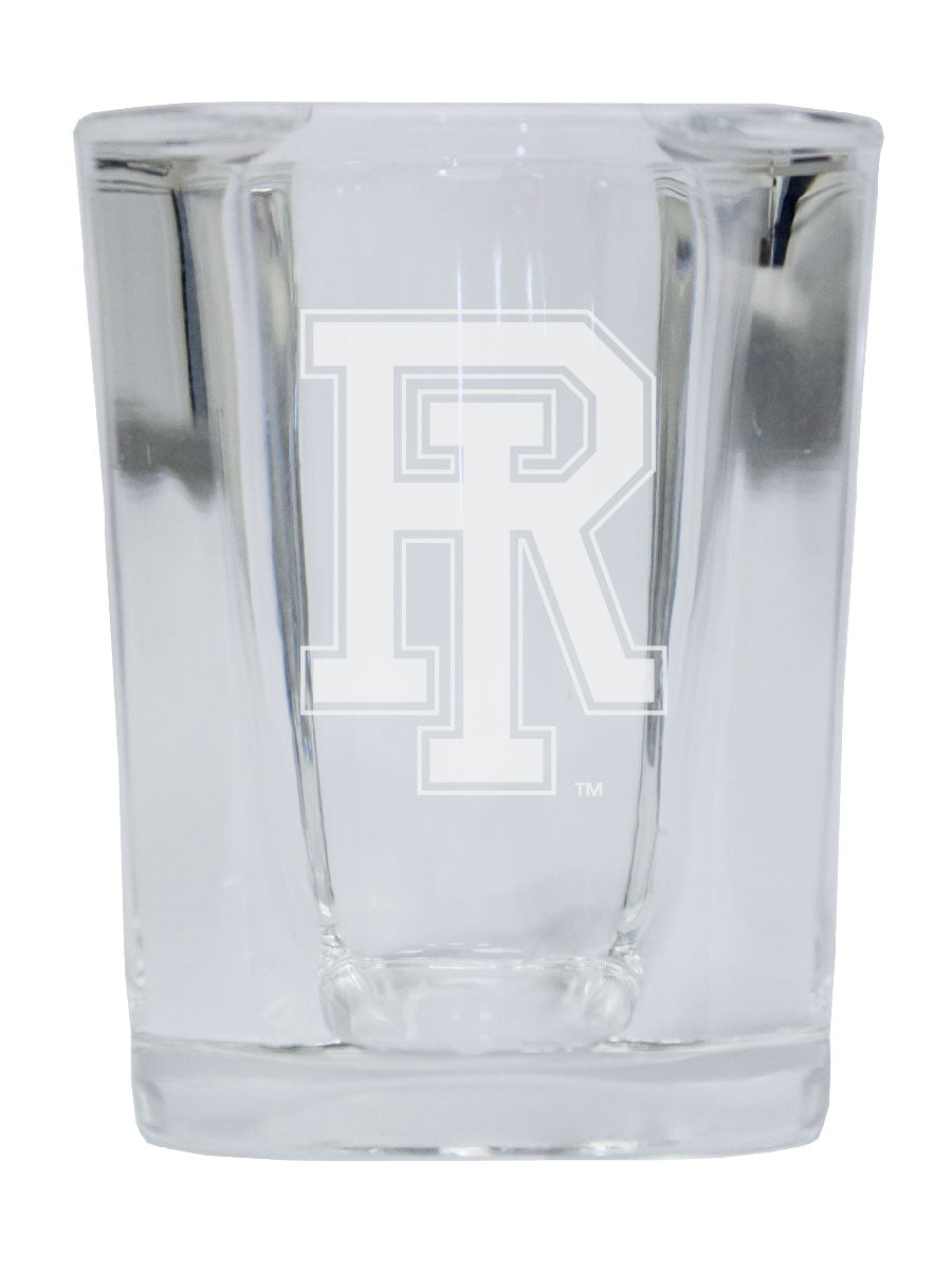 Rhode Island University 2 Ounce Shot Glass Square Officially Licensed Collegiate Product 
