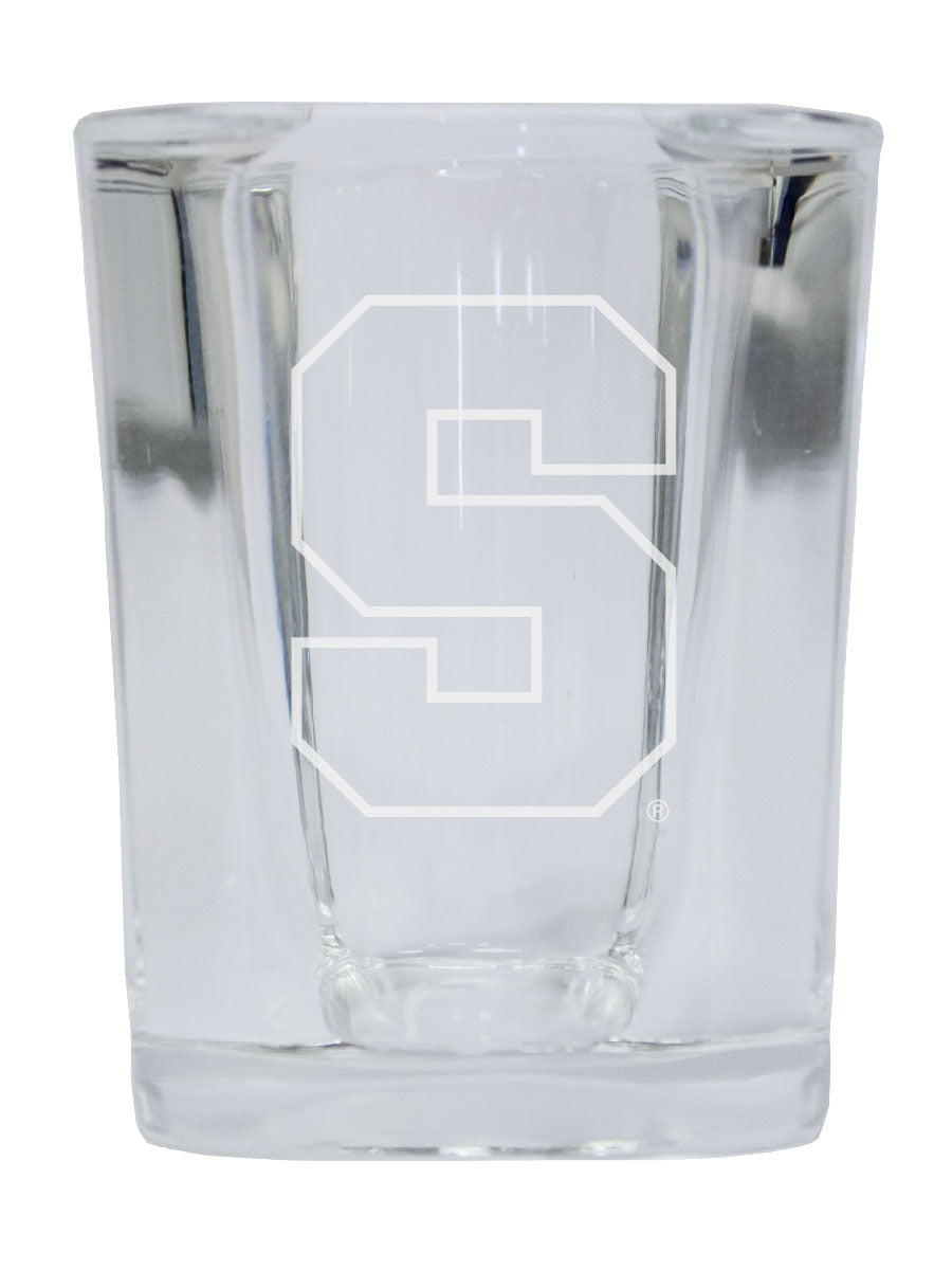 Syracuse Orange 2 Ounce Shot Glass Square Officially Licensed Collegiate Product 