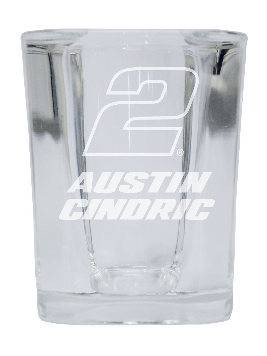 #2 Austin Cindric Officially Licensed Square Shot Glass