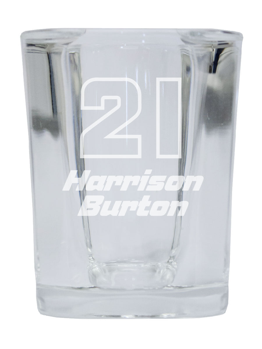 #21 Harrison Burton Officially Licensed Square Shot Glass
