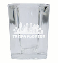 Load image into Gallery viewer, Tampa Florida Souvenir 2 Ounce Engraved Shot Glass Square
