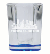 Load image into Gallery viewer, Tampa Florida Souvenir 2 Ounce Engraved Shot Glass Square

