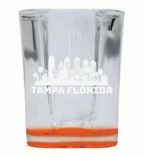 Load image into Gallery viewer, Tampa Florida Souvenir 2 Ounce Engraved Shot Glass Square
