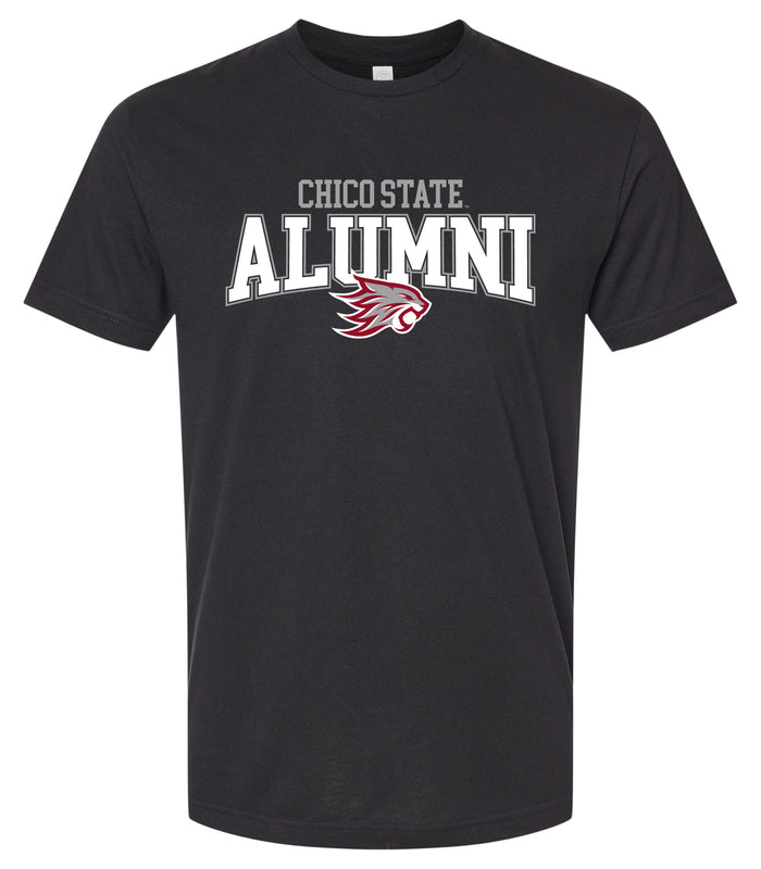 California State University, Chico Officially Licensed Unisex Cotton T-Shirt – Large Front Alumni Design
