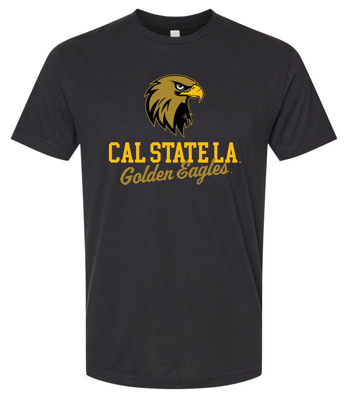 California State University Los Angeles Officially Licensed Unisex Cotton T-Shirt – Large Front Script Design