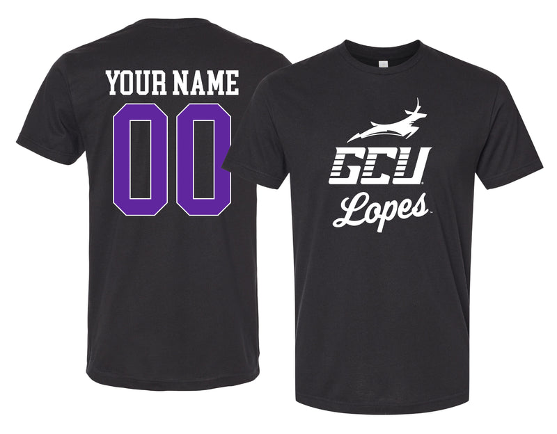 Grand Canyon University Lopes Officially Licensed Custom Unisex T-Shirt – Collegiate Script Front Design