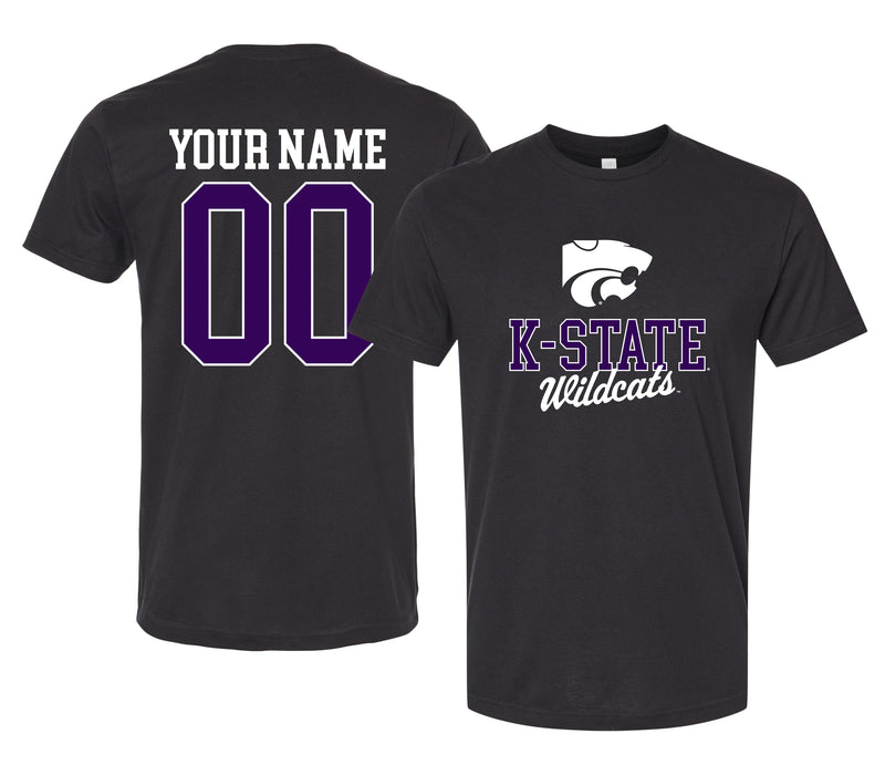 Kansas State Wildcats Officially Licensed Custom Unisex T-Shirt – Collegiate Script Front Design