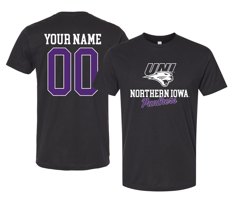 Northern Iowa Panthers Officially Licensed Custom Unisex T-Shirt – Collegiate Script Front Design