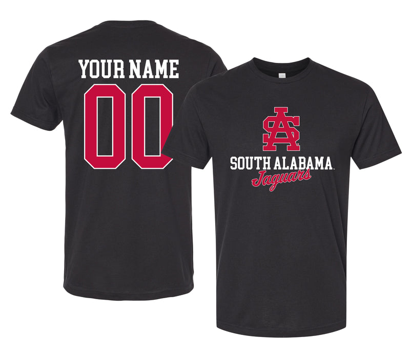 University of South Alabama Officially Licensed Custom Unisex T-Shirt – Collegiate Script Front Design