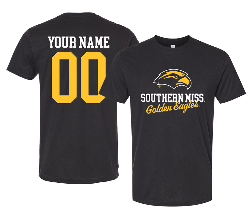 Southern Mississippi Golden Eagles Officially Licensed Custom Unisex T-Shirt – Collegiate Script Front Design