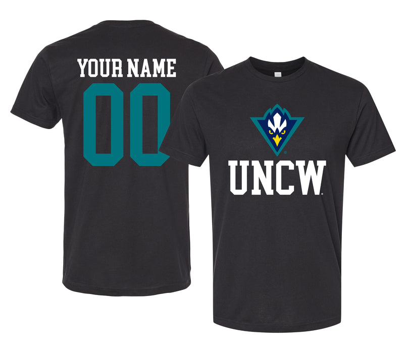 North Carolina Wilmington Seahawks Officially Licensed Custom Unisex T-Shirt – Collegiate Script Front Design