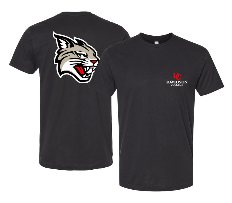 Davidson College Officially Licensed Unisex T-Shirt – Left Chest and Large Back Ripple Design