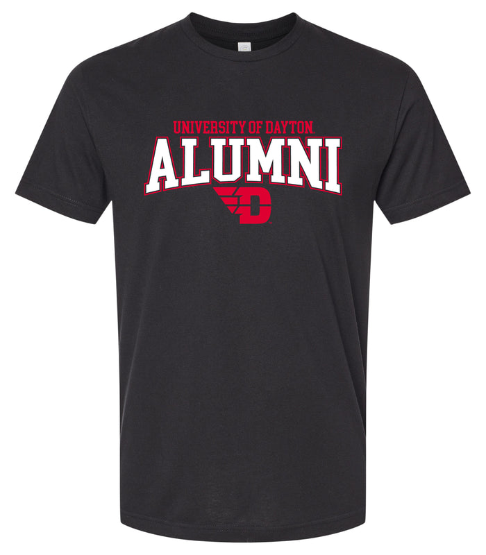 Dayton Flyers Officially Licensed Unisex Cotton T-Shirt – Large Front Alumni Design