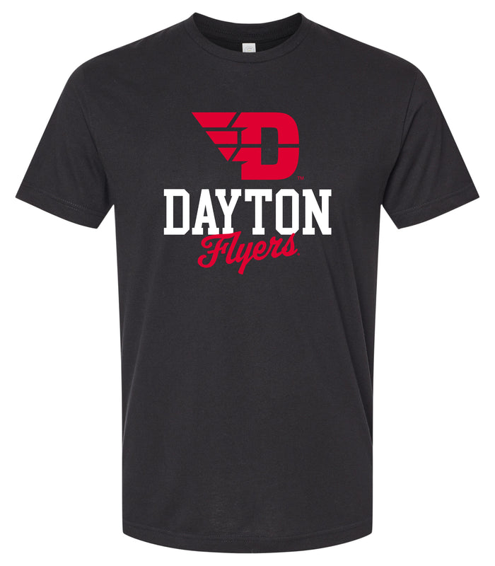 Dayton Flyers Officially Licensed Unisex Cotton T-Shirt – Large Front Script Design