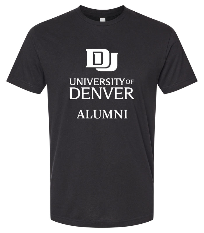 University of Denver Pioneers Officially Licensed Unisex Cotton T-Shirt – Large Front Alumni Design