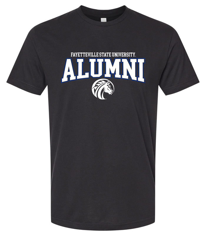 Fayetteville State University Officially Licensed Unisex Cotton T-Shirt – Large Front Alumni Design