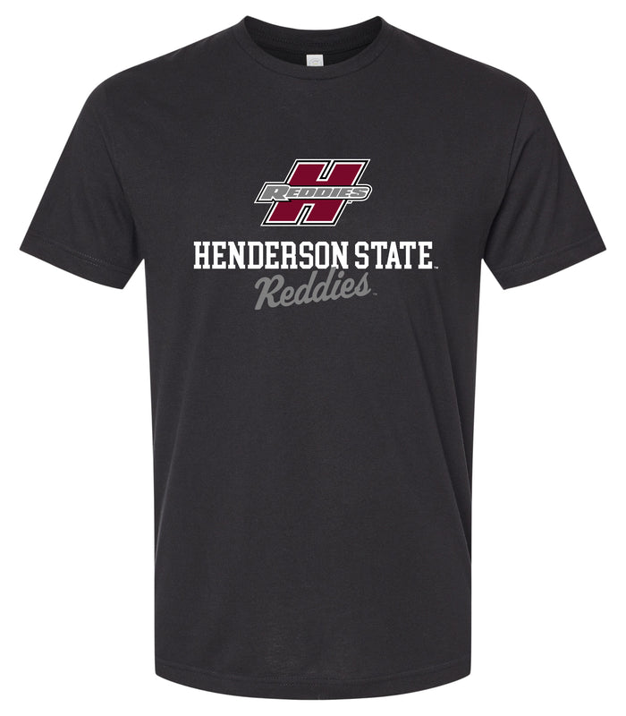 Henderson State Reddies Officially Licensed Unisex Cotton T-Shirt – Large Front Script Design