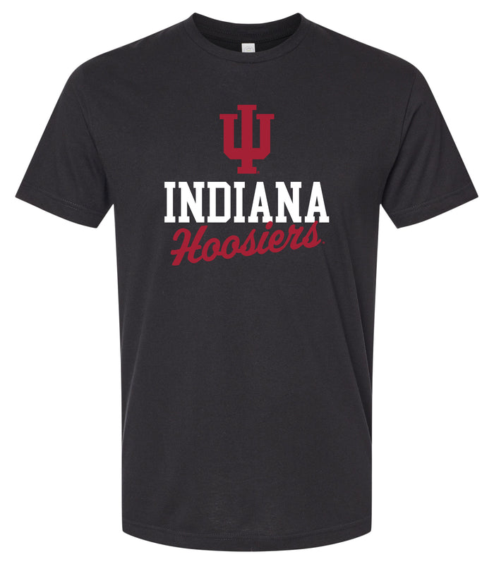 Indiana Hoosiers Officially Licensed Unisex Cotton T-Shirt – Large Front Script Design