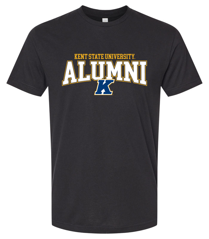 Kent State University Officially Licensed Unisex Cotton T-Shirt – Large Front AlumniDesign