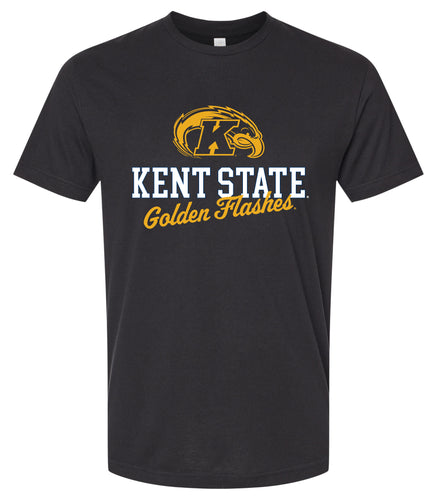 Kent State University Officially Licensed Unisex Cotton T-Shirt – Large Front Script Design (Small)