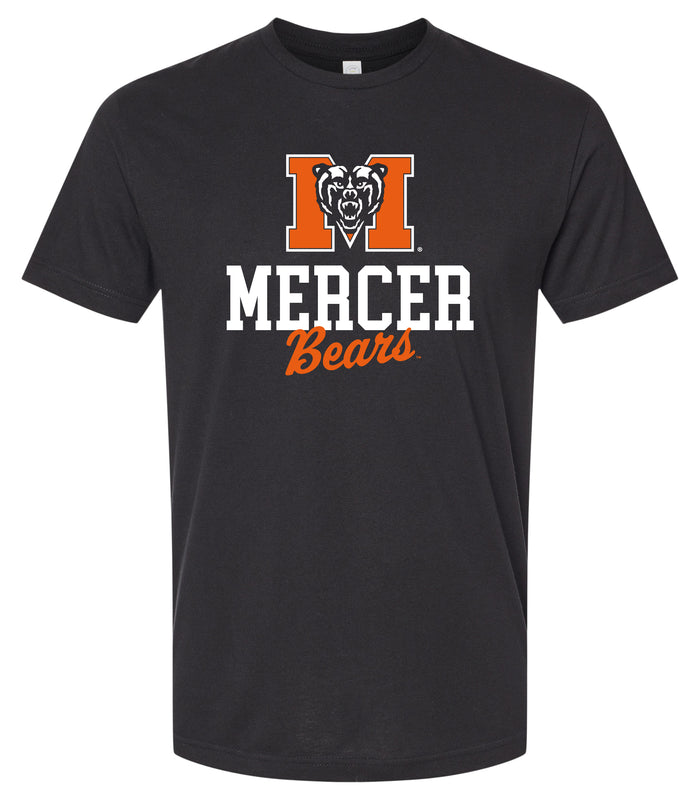 Mercer University Officially Licensed Unisex Cotton T-Shirt – Large Front Script Design