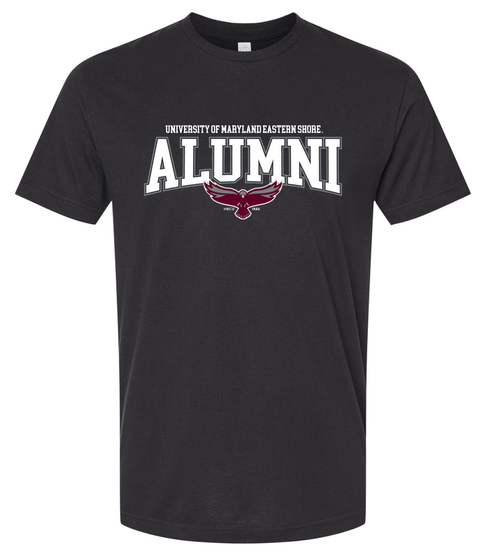Maryland Eastern Shore Officially Licensed Unisex Cotton T-Shirt – Large Front AlumniDesign
