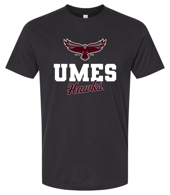 Maryland Eastern Shore Officially Licensed Unisex Cotton T-Shirt – Large Front ScriptDesign