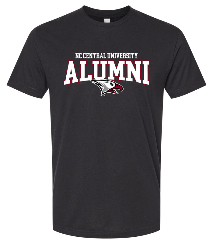 North Carolina Central Eagles Officially Licensed Unisex Cotton T-Shirt – Large Front Alumni Design