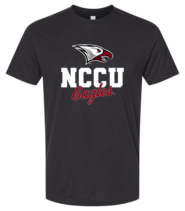 North Carolina Central Eagles Officially Licensed Unisex Cotton T-Shirt – Large Front Script Design