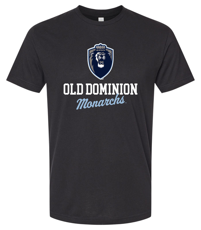 Old Dominion Monarchs Officially Licensed Unisex Cotton T-Shirt – Large Front Script Design