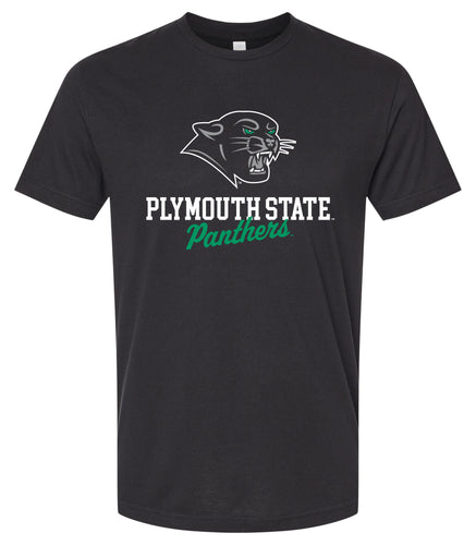 Plymouth State University Officially Licensed Unisex Cotton T-Shirt – Large Front Script Design (Small)