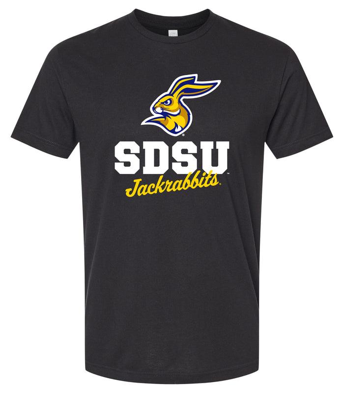 South Dakota State Jackrabbits Officially Licensed Unisex Cotton T-Shirt – Large Front Script Design