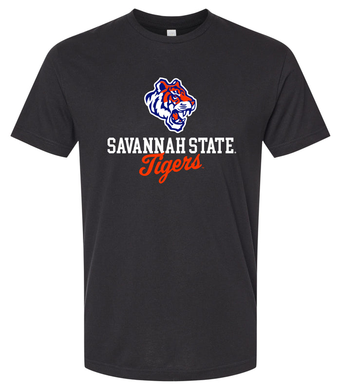 Savannah State University Officially Licensed Unisex Cotton T-Shirt – Large Front Script Design
