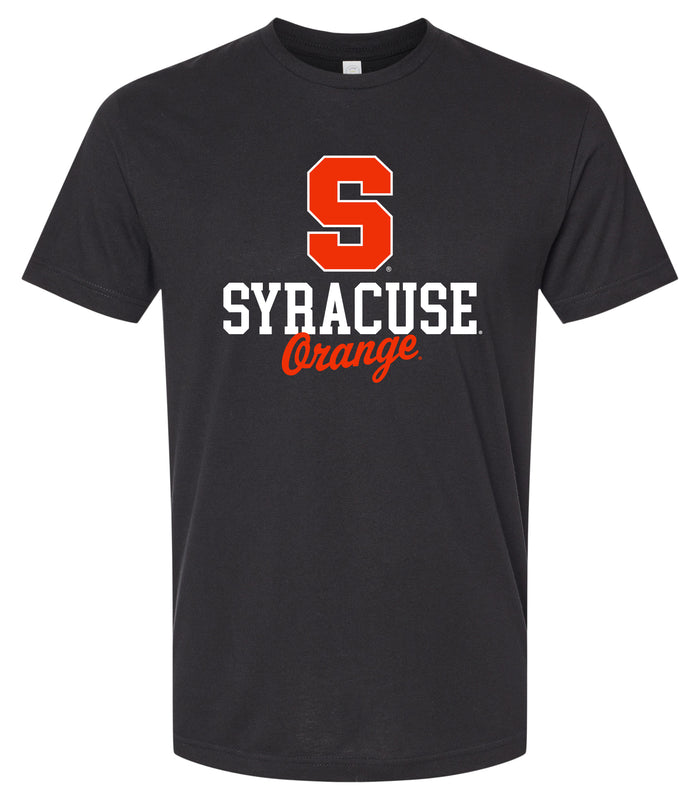 Syracuse Orange Officially Licensed Unisex Cotton T-Shirt – Large Front Script Design
