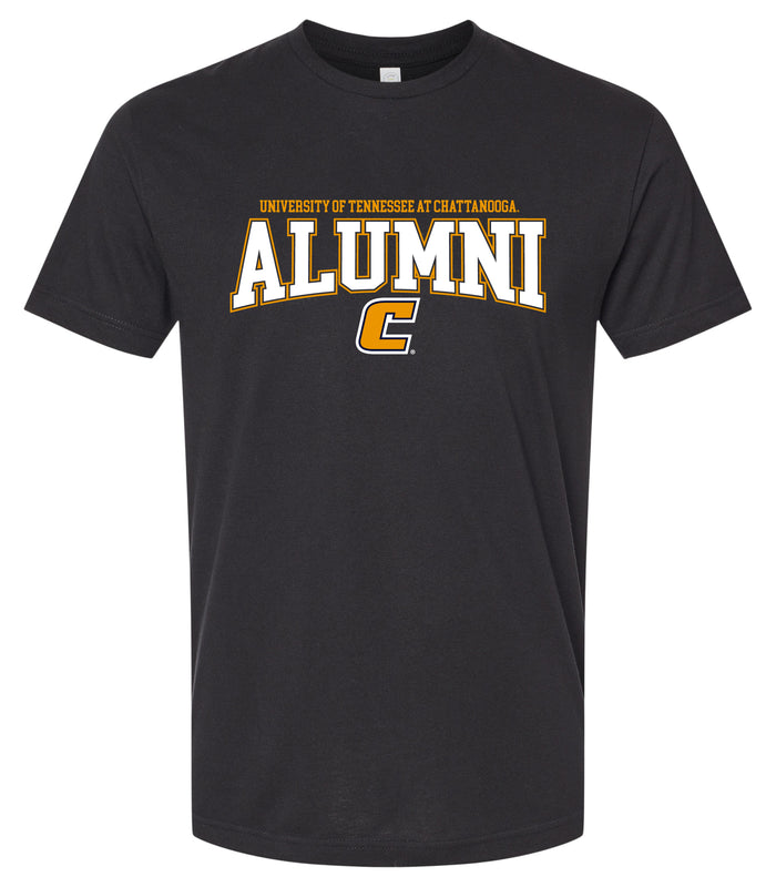 University of Tennessee at Chattanooga Officially Licensed Unisex Cotton T-Shirt – Large Front Alumni Design