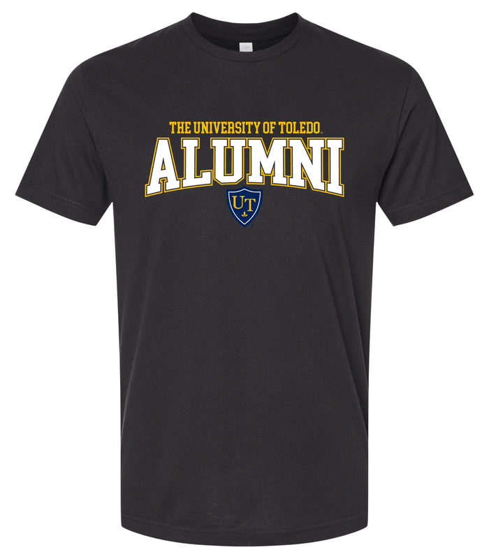 Toledo Rockets Officially Licensed Unisex Cotton T-Shirt – Large Front Alumni Design