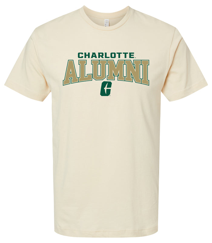 North Carolina Charlotte Forty-Niners Officially Licensed Unisex Cotton T-Shirt – Large Front Alumni Design
