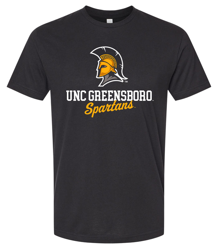 North Carolina Greensboro Spartans Officially Licensed Unisex Cotton T-Shirt – Large Front Script Design