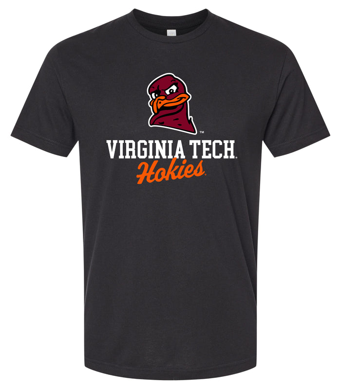 Virginia Tech Hokies Officially Licensed Unisex Cotton T-Shirt – Large Front Script Design