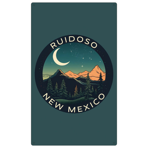 Ruidoso New Mexico Design A Souvenir Metal Sign 9 x 15 