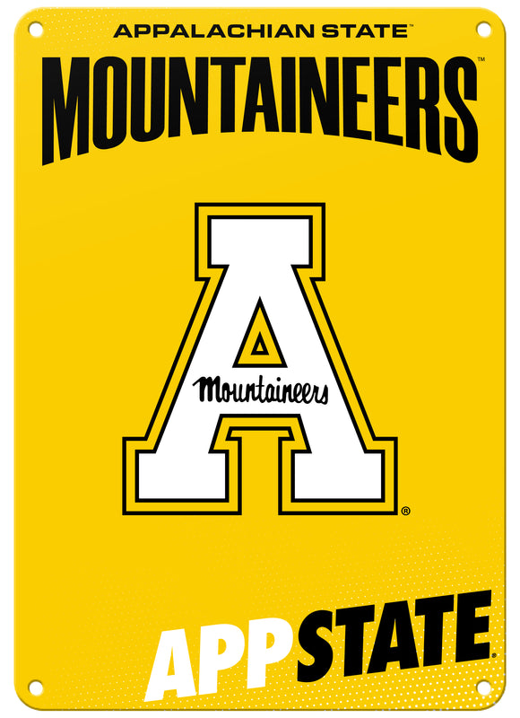 Appalachian State 7"x10" College Wall Decor Metal Sign – Officially Licensed Product 