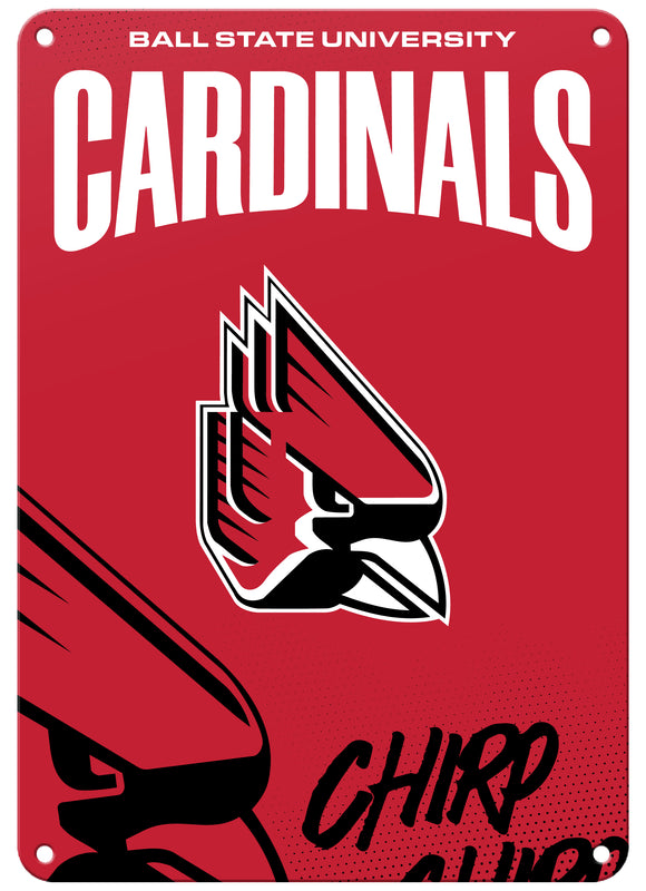 Ball State University 7"x10" College Wall Decor Metal Sign – Officially Licensed Product 