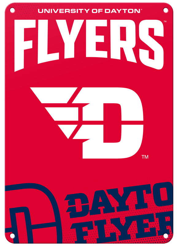 Dayton Flyers Officially Licensed College Wall Décor Metal Sign – Select Your Size 7 x 10-Inches