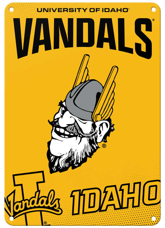 Idaho Vandals 7"x10" College Wall Decor Metal Sign – Officially Licensed Product 