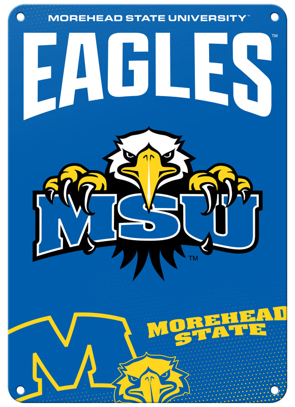 Morehead State University Officially Licensed College Wall Décor Metal Sign – Select Your Size 7 x 10-Inches